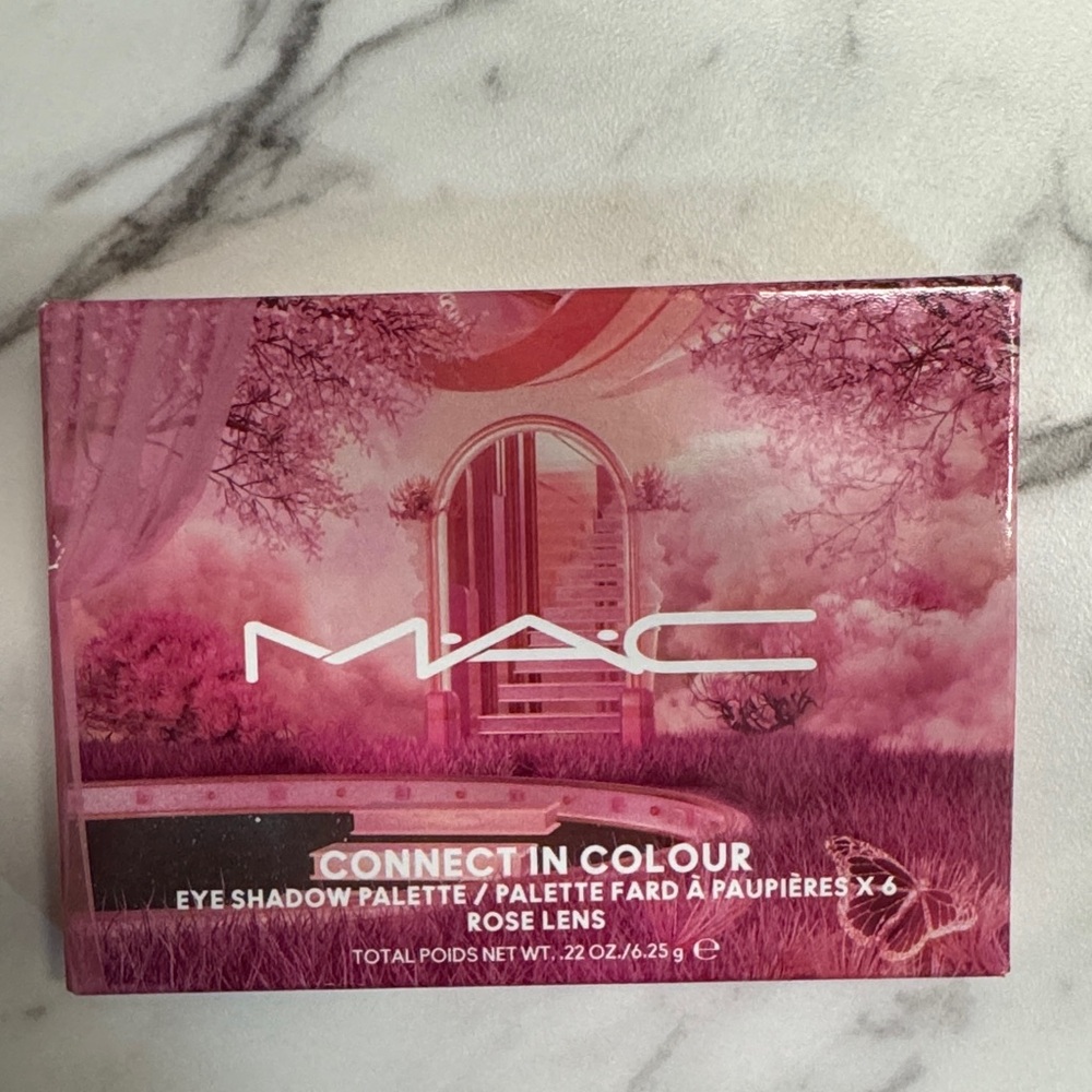NWT MAC Cosmetics Connect In Colour Rose Lens Eyeshadow Palette - Pink Tones - Picture 4 of 7